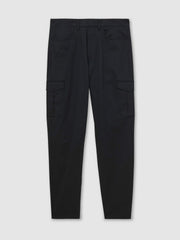 Cotton-Lyocell Cargo Trousers Navy | Men