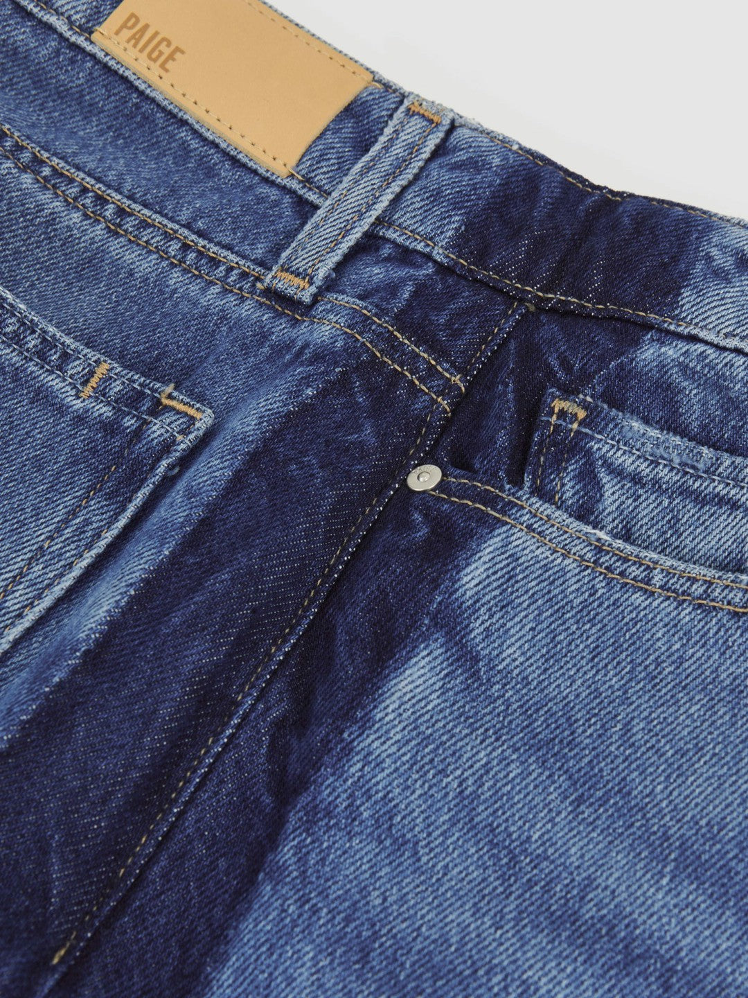Paige Side Stripe Wide Leg Jeans Navy/Blue Stripe | Women