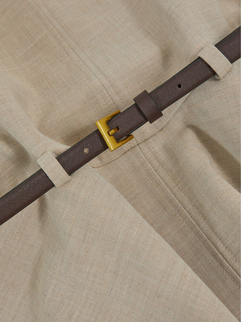 9-13 yrs Drop Waist Belted Sleeveless Dress Neutral | Children & Baby
