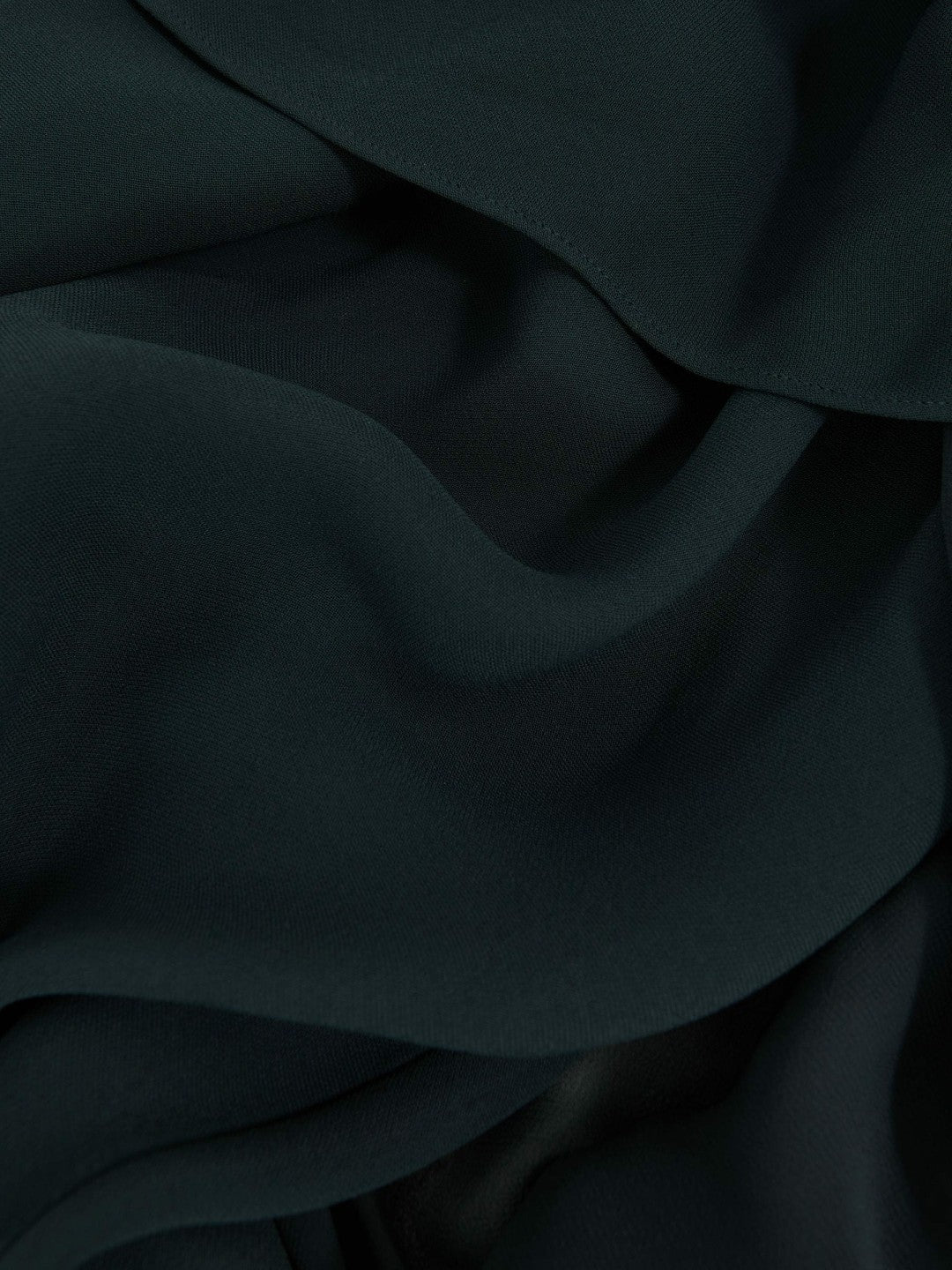 Petite Crepe Cape Maxi Dress Teal Green | Women
