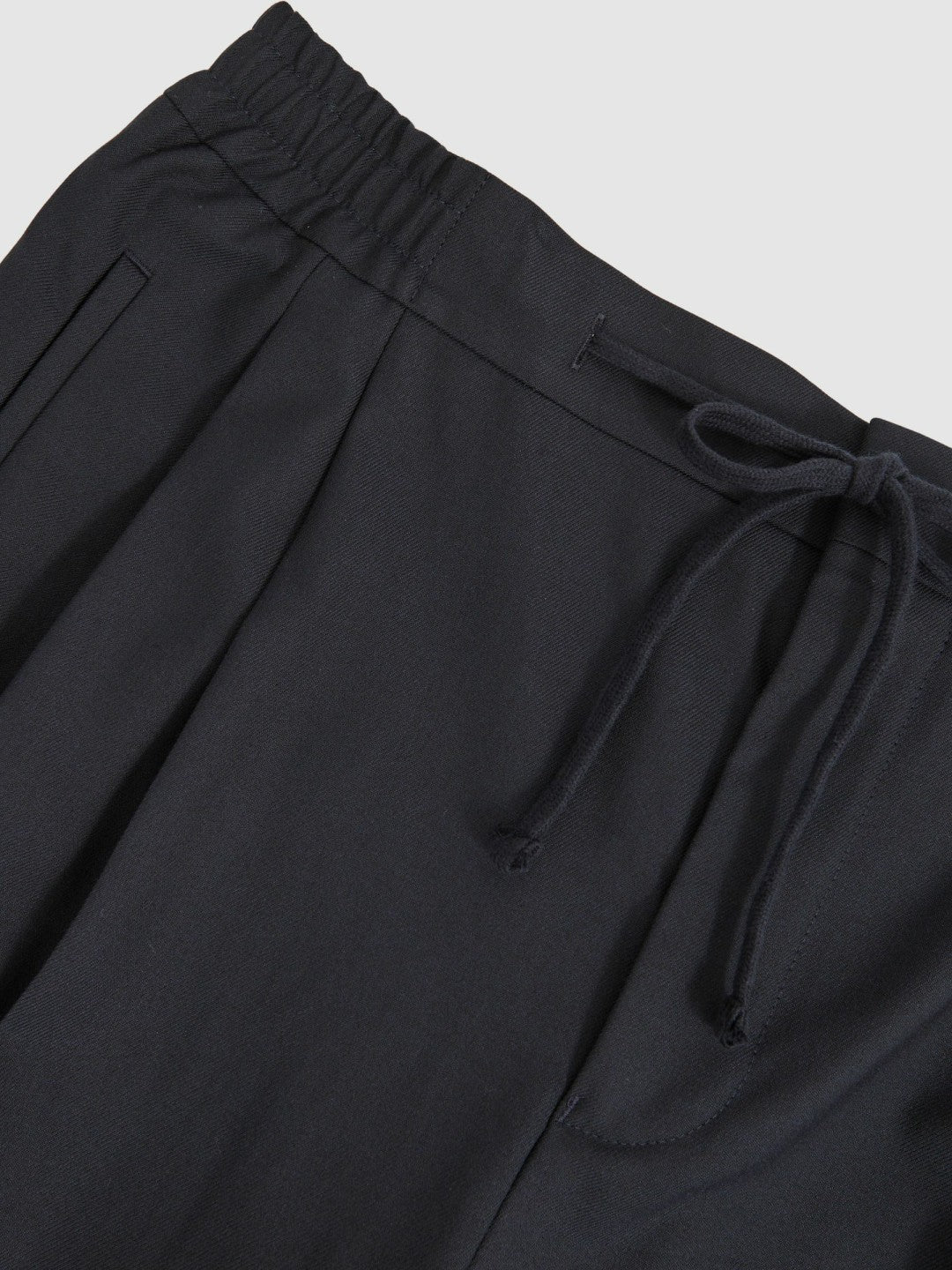 Relaxed-Fit Twill Drawstring Trousers Navy | Men