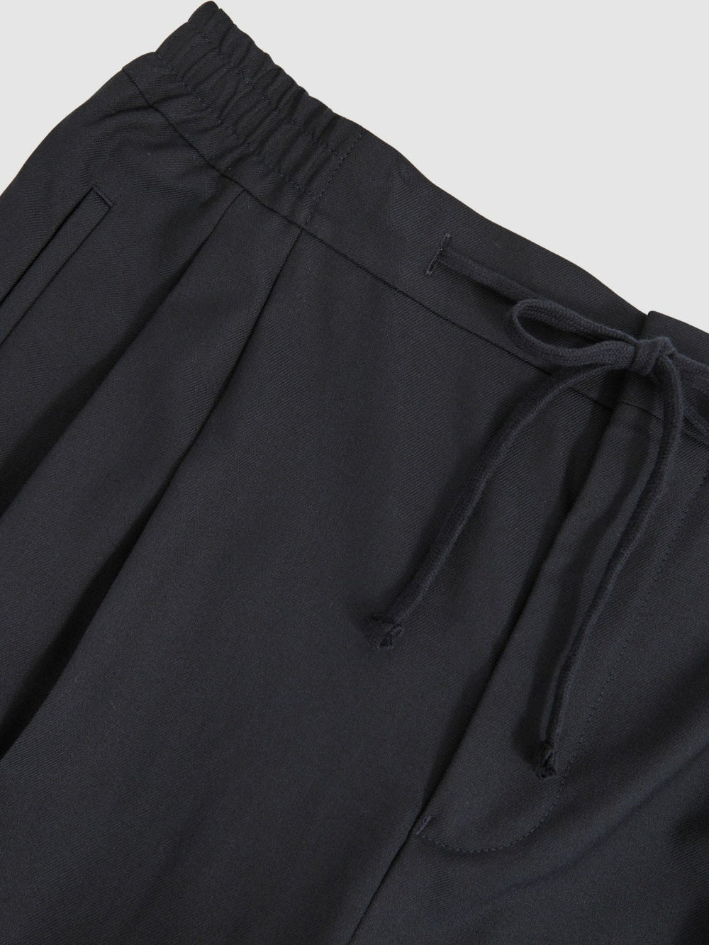 Relaxed-Fit Twill Drawstring Trousers Navy | Men