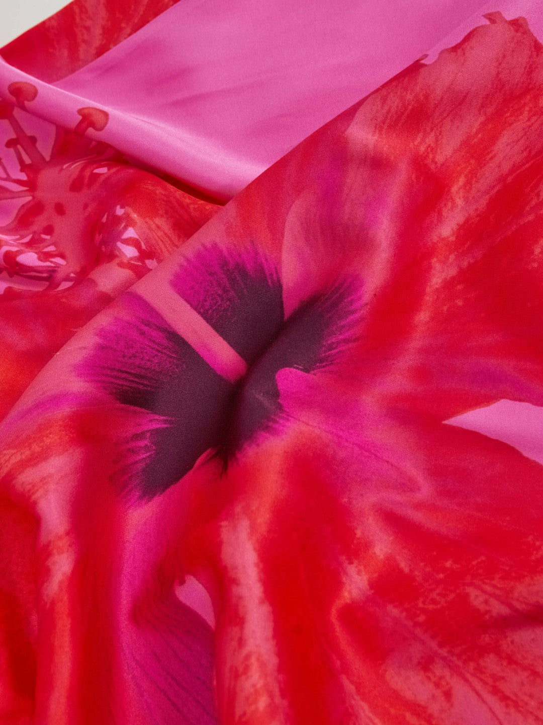 Good American Satin Floral Maxi Dress Pink | Women