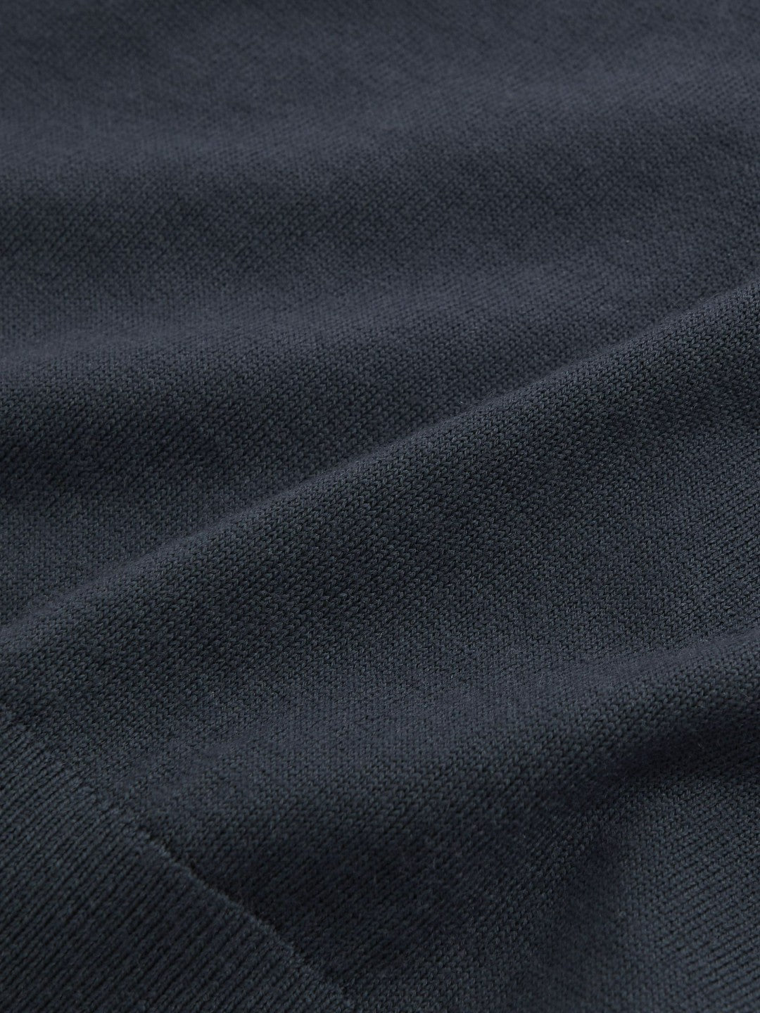 Merino Wool Drawstring Hoodie Midnight Navy | Men