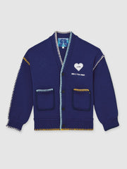 | Tom Daley Lover Knit Cardigan Navy Blue | Men