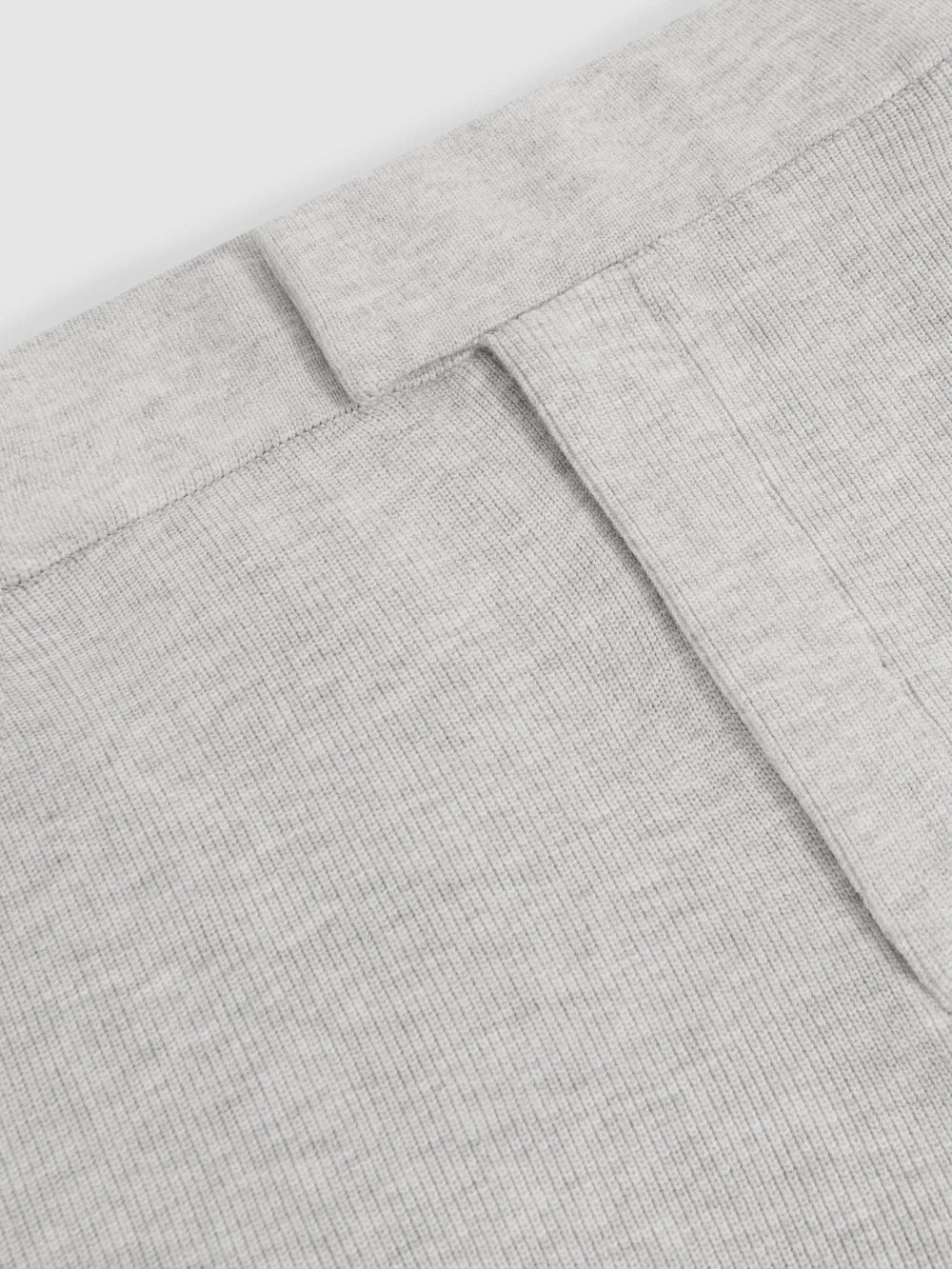 Tapered Knitted Trousers Soft Grey | Men