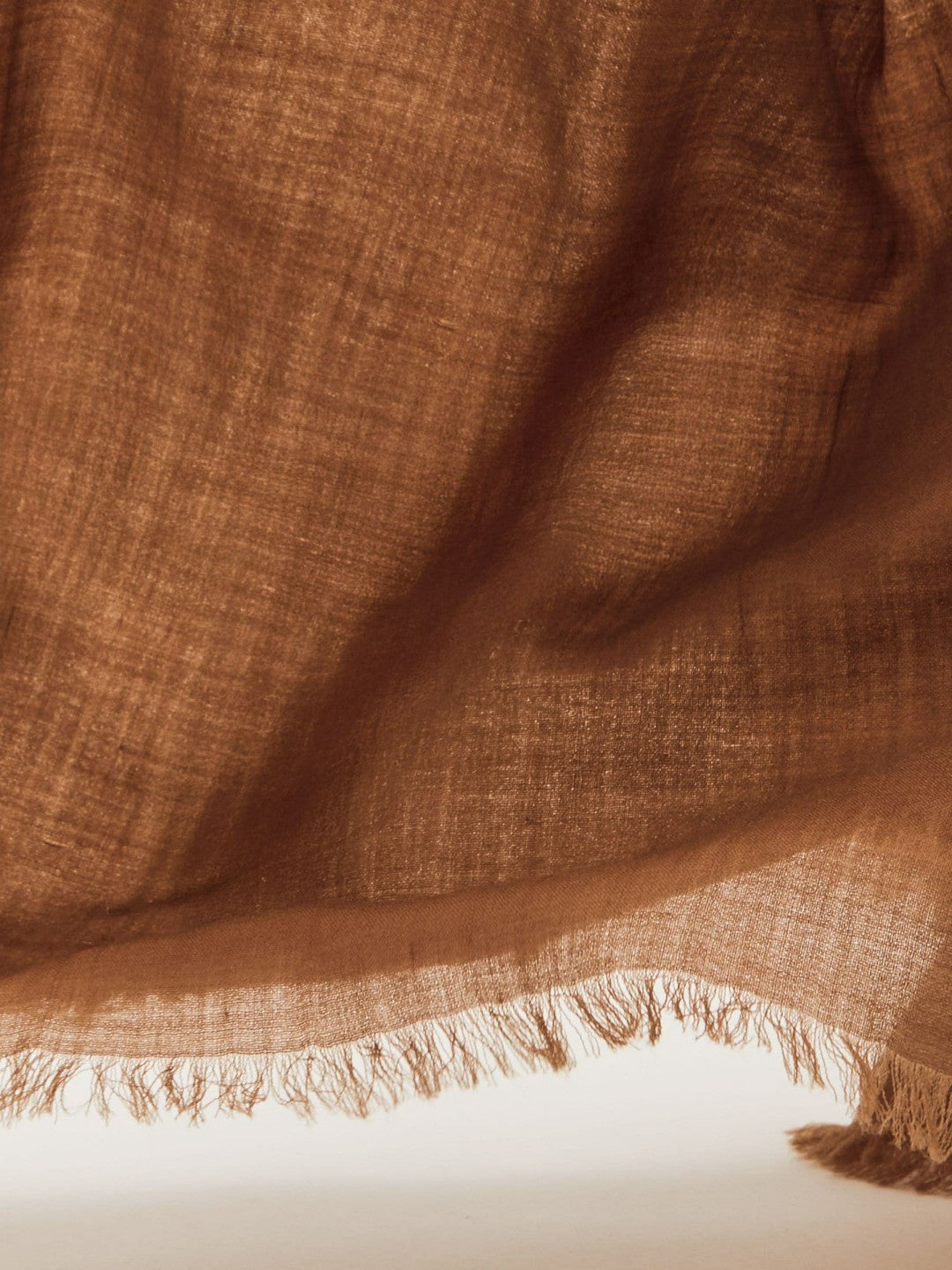 Wool-Cashmere Lightweight Scarf Camel | Women