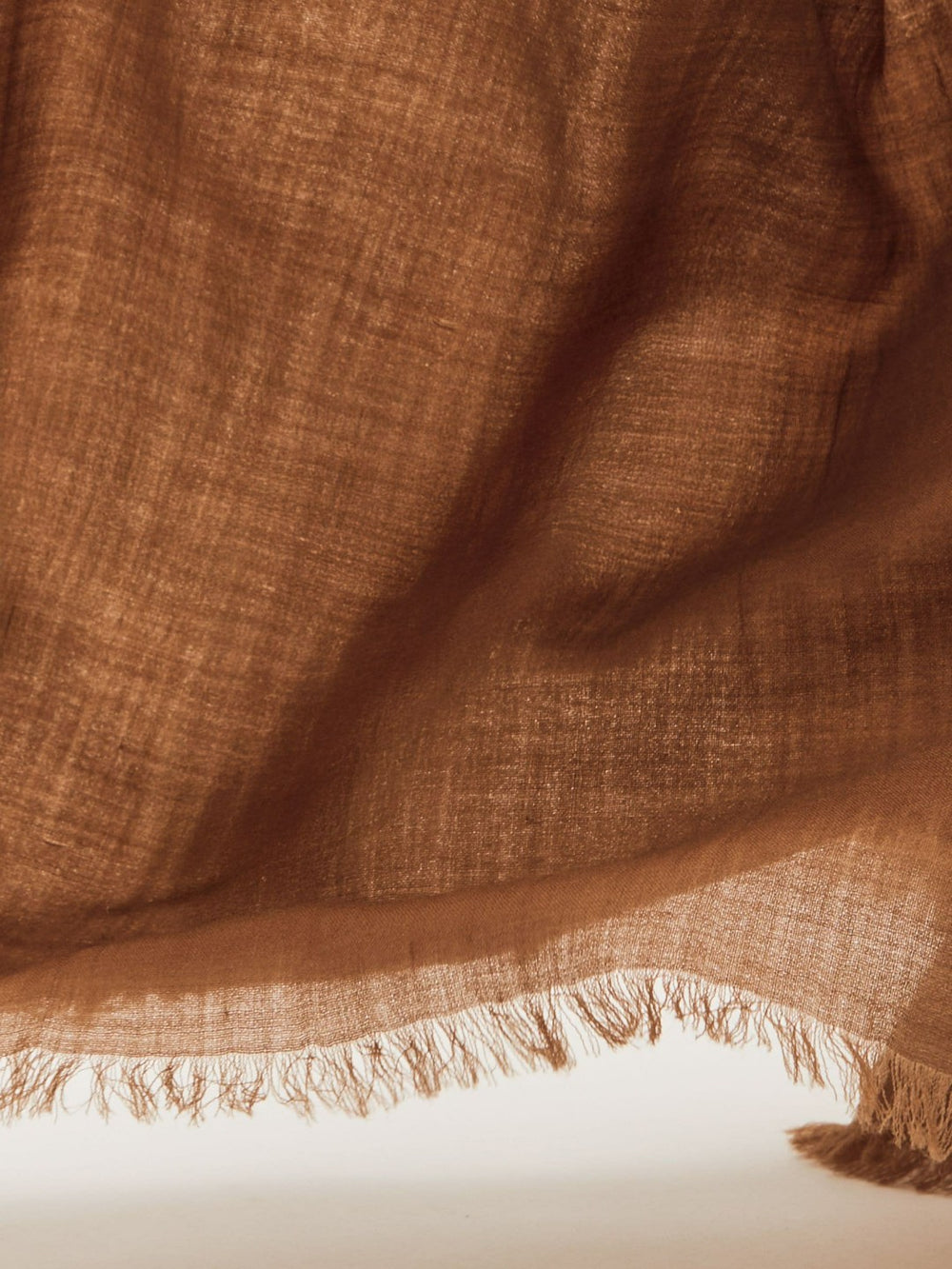 Wool-Cashmere Lightweight Scarf Camel | Women