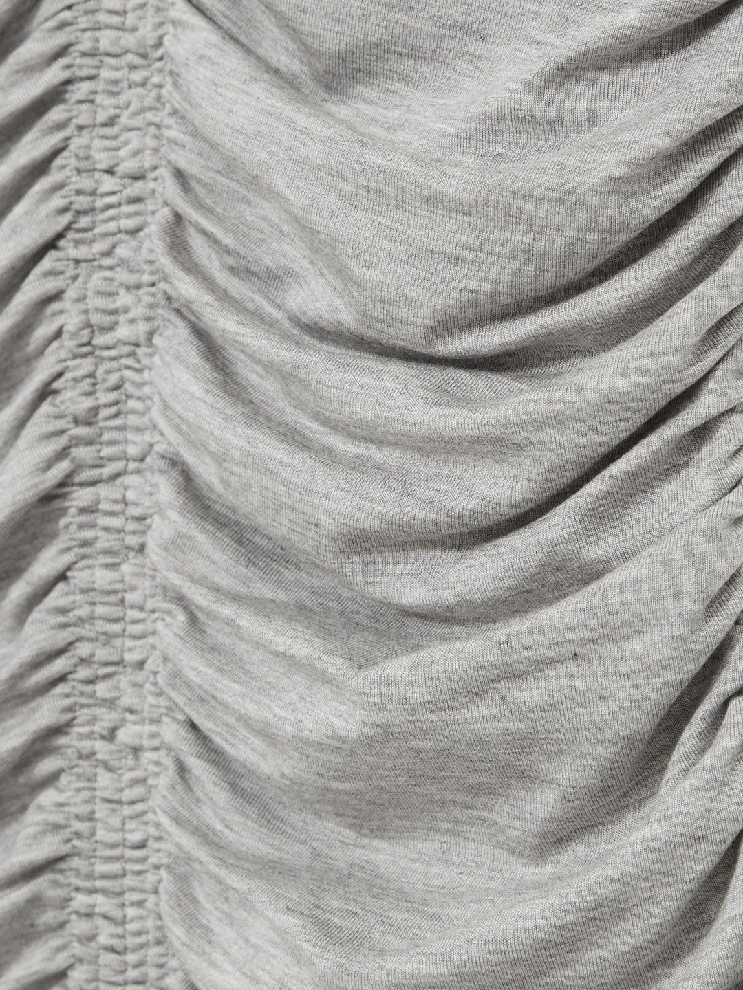Stretch Lyocell Jersey Ruched Vest Silver Grey | Women