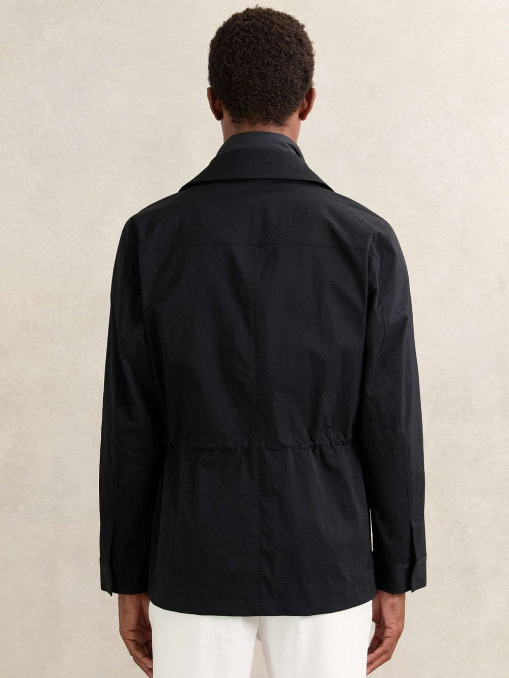 Removable-Gilet Safari Jacket Navy | Men