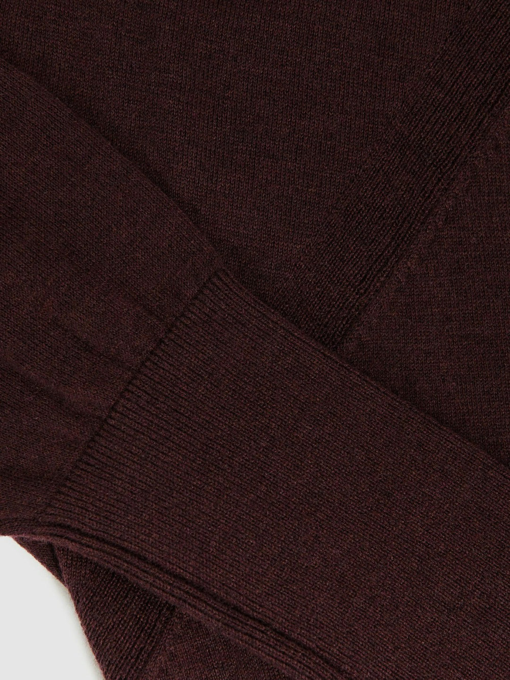 Wool Scarf-Tie Draped Jumper Burgundy | Women