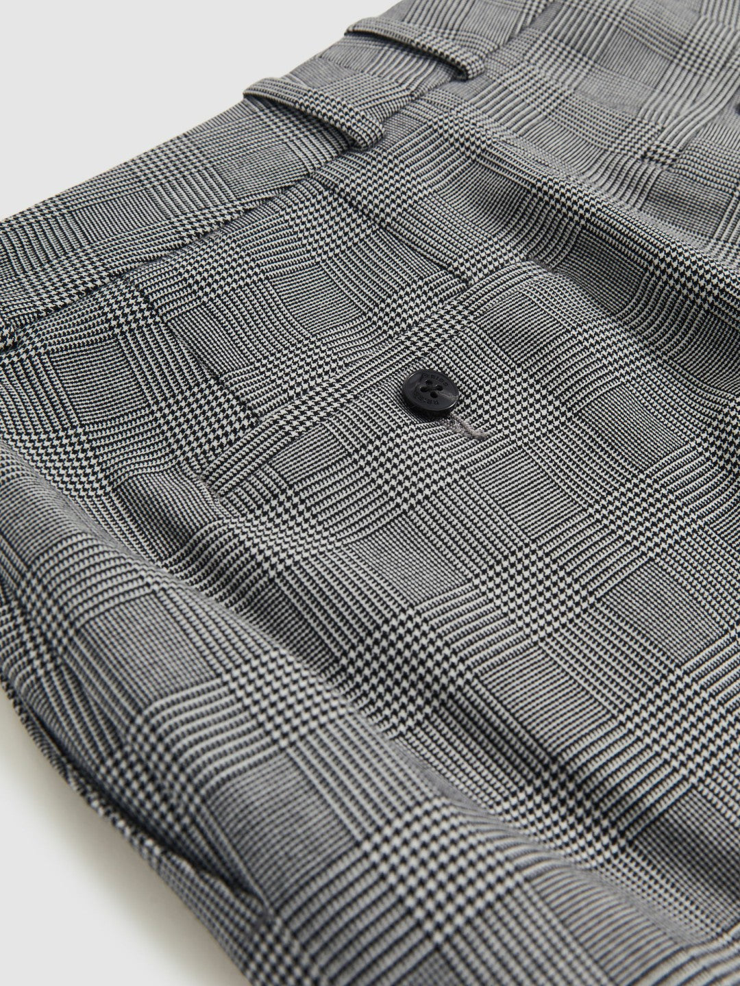 Check Slim-Fit Suit Trousers Grey | Women