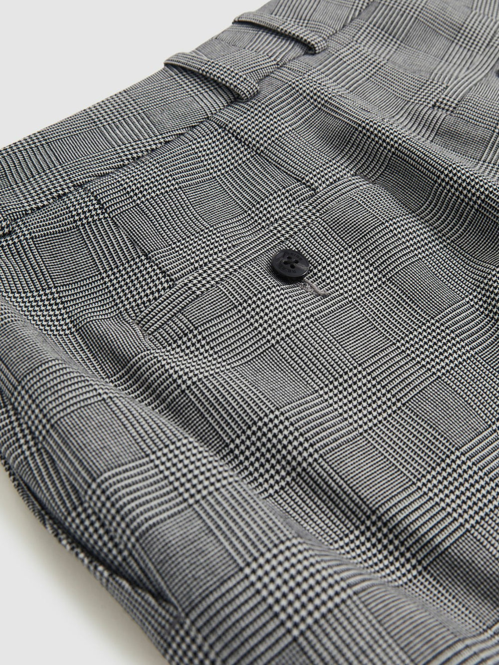 Check Slim-Fit Suit Trousers Grey | Women