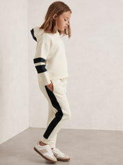 Cotton-Blend Joggers and Hoodie Set Ecru | Children & Baby