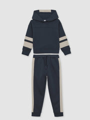 Cotton-Blend Joggers and Hoodie Set Navy | Children & Baby