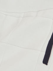 Tipped Knit Stitch-Detail Shorts White/Navy | Children & Baby