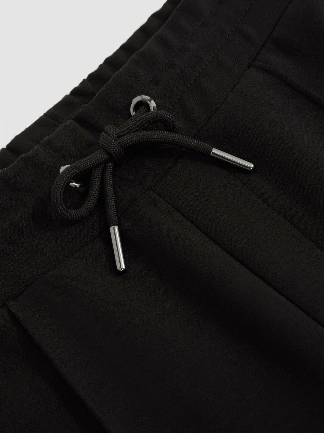 Interlock Drawstring Joggers Black | Men