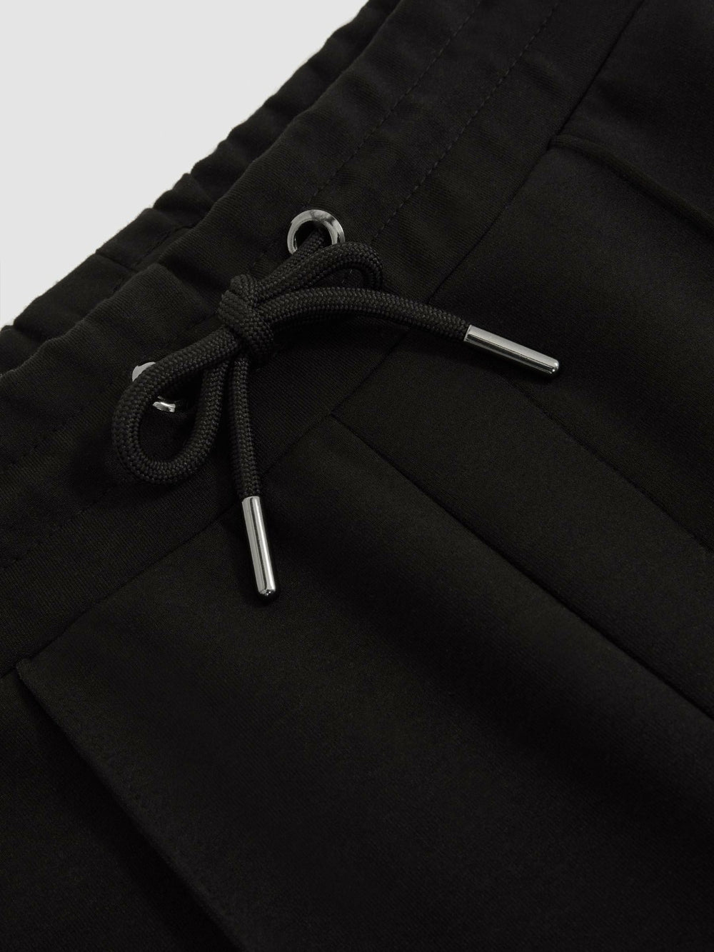 Interlock Drawstring Joggers Black | Men