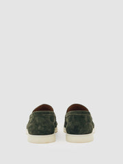 Suede Slip-On Loafers Forest Green | Men