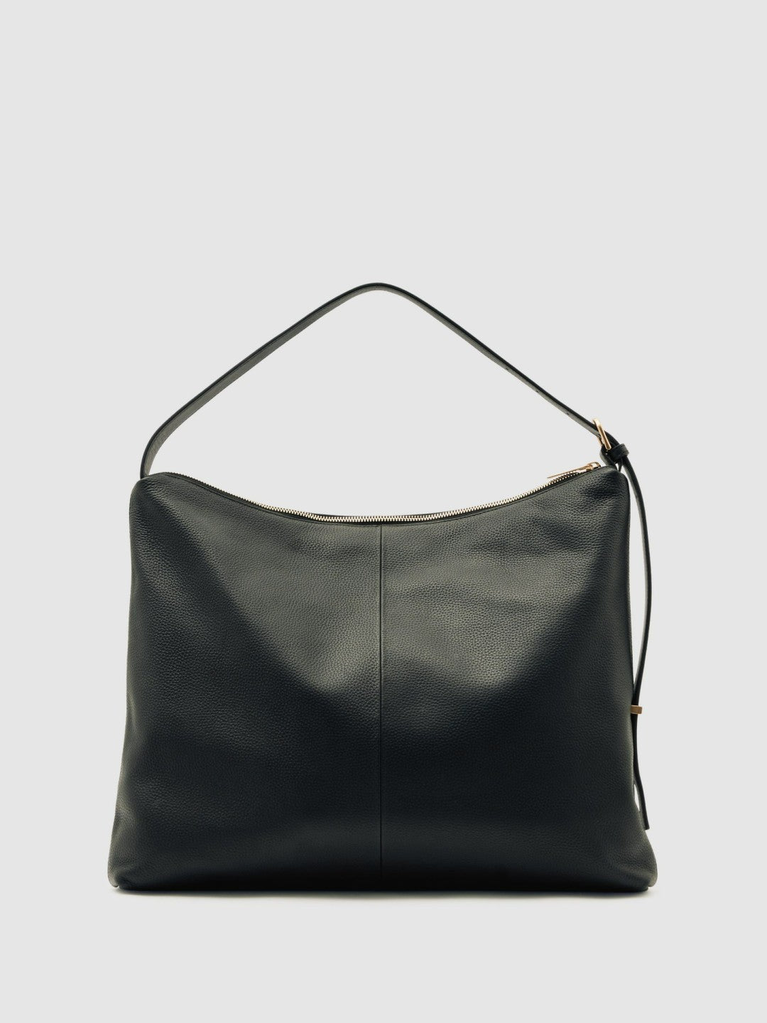 Grained Leather Tote Bag Black | Women