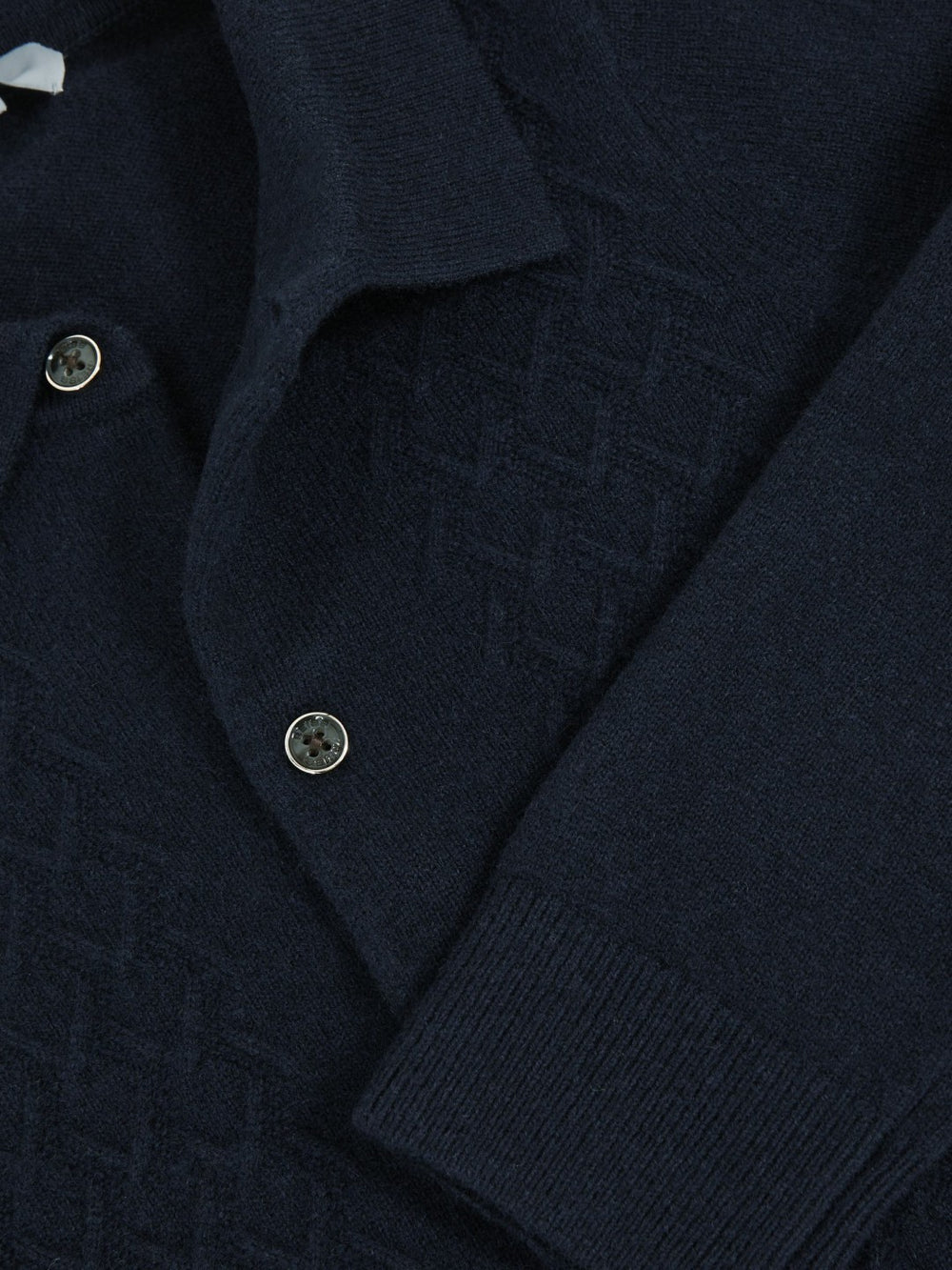 13-14 yrs Wool V-Stitch Button-Through Cardigan Navy Blue | Children & Baby
