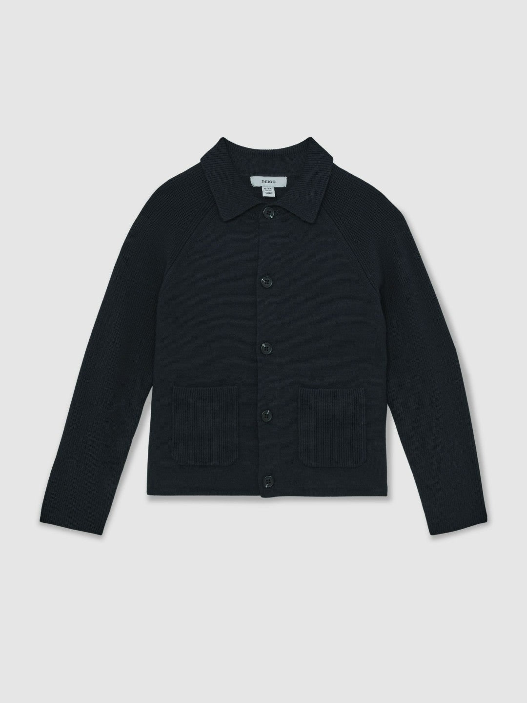 9-13 yrs Button-Through Knitted Cardigan Navy | Children & Baby