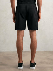 Textured Drawstring Shorts Black | Men