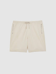 Textured Drawstring Shorts Stone | Men