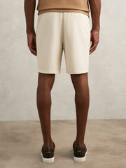 Textured Drawstring Shorts Stone | Men
