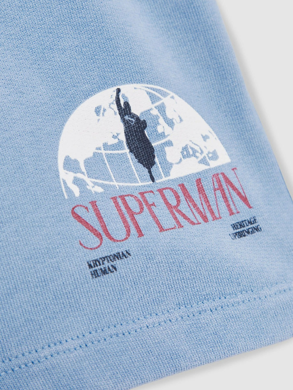3-9 yrs Superman Logo-Print Shorts Light Blue | Children & Baby