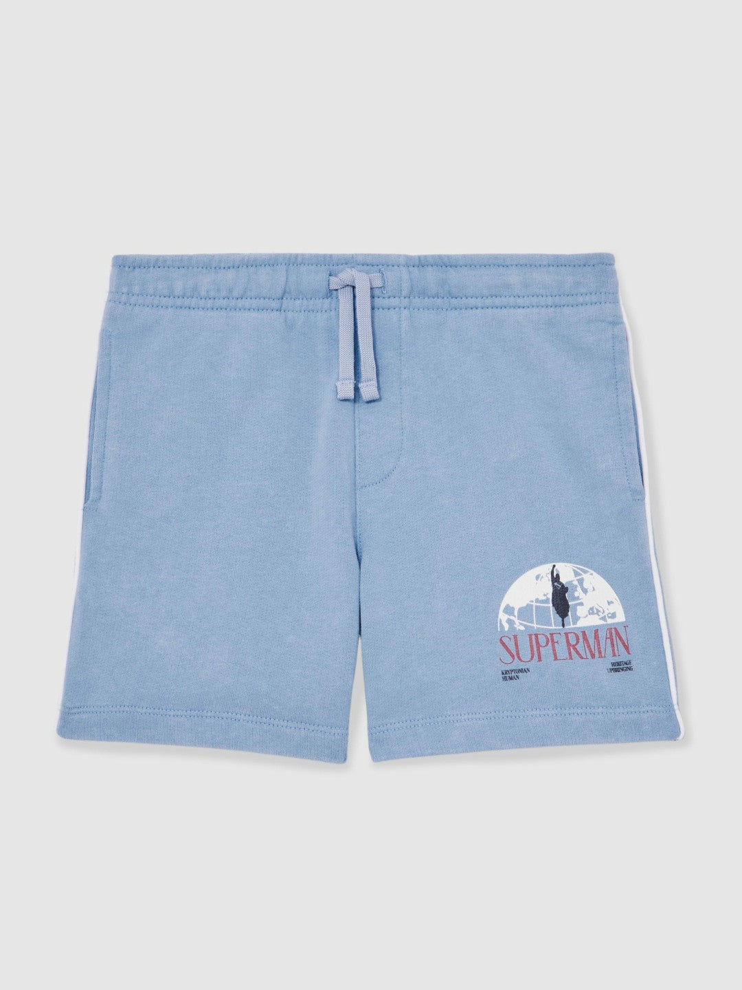 13-14 yrs Superman Logo-Print Shorts Light Blue | Children & Baby