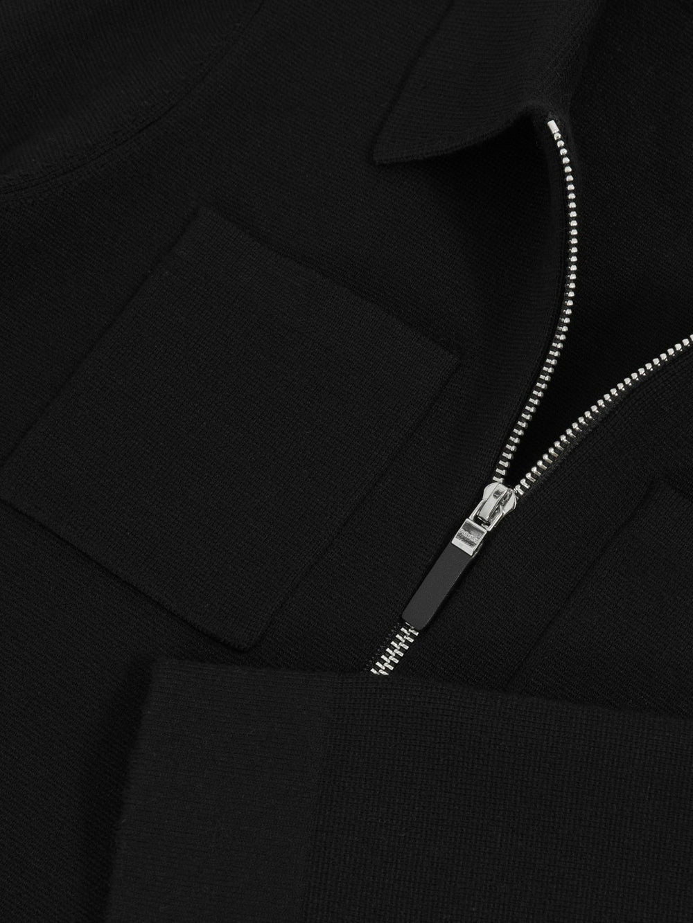 3-9 yrs Knitted Zip-Through Cardigan Black | Children & Baby