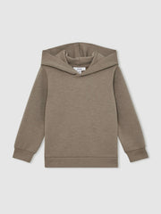 Interlock-Jersey Hoodie Taupe Brown | Children & Baby