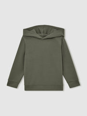 9-13 yrs Interlock Jersey Hoodie Dark Sage | Children & Baby