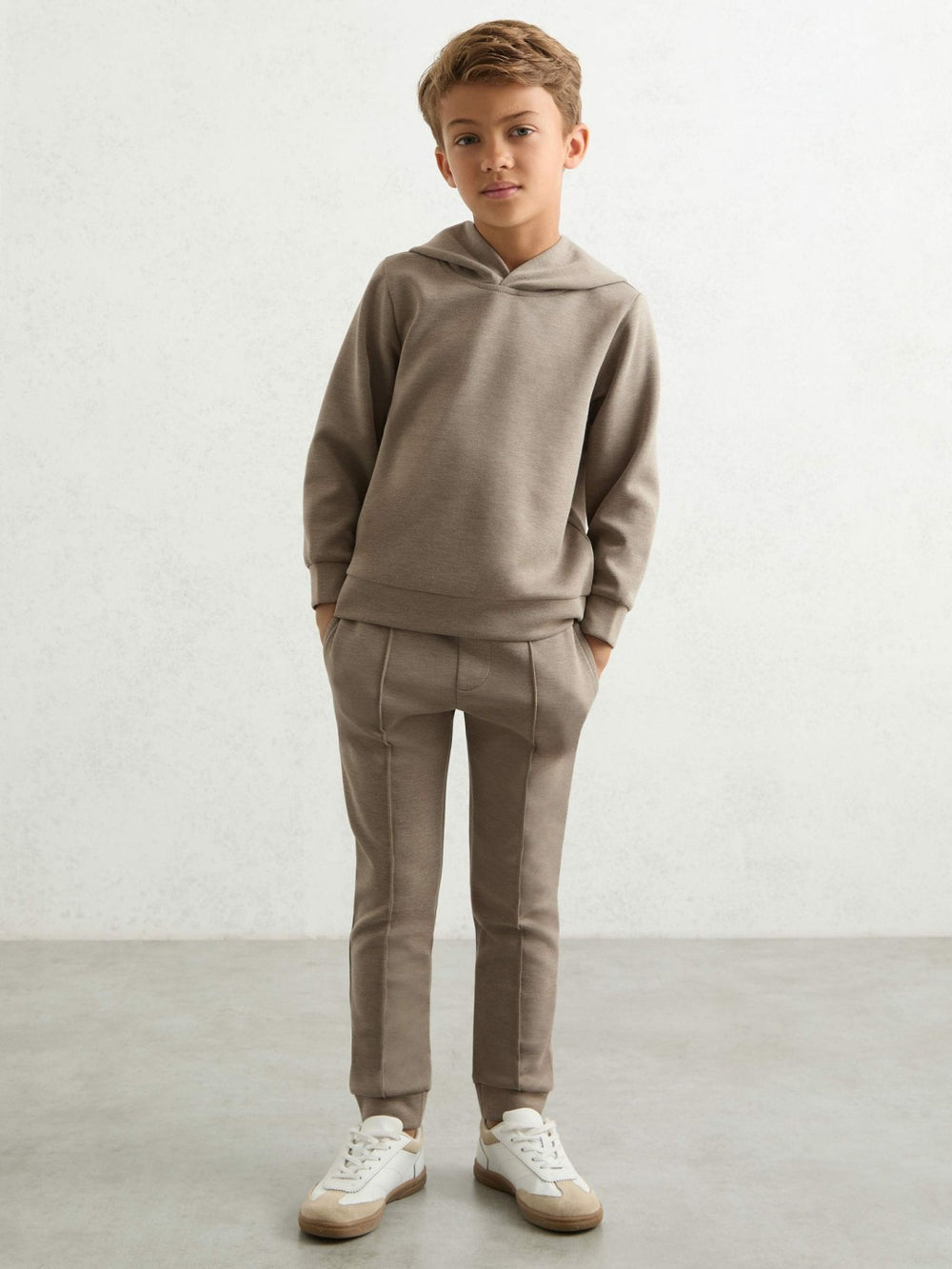 13-14 yrs Interlock Drawstring Joggers Taupe Brown | Children & Baby