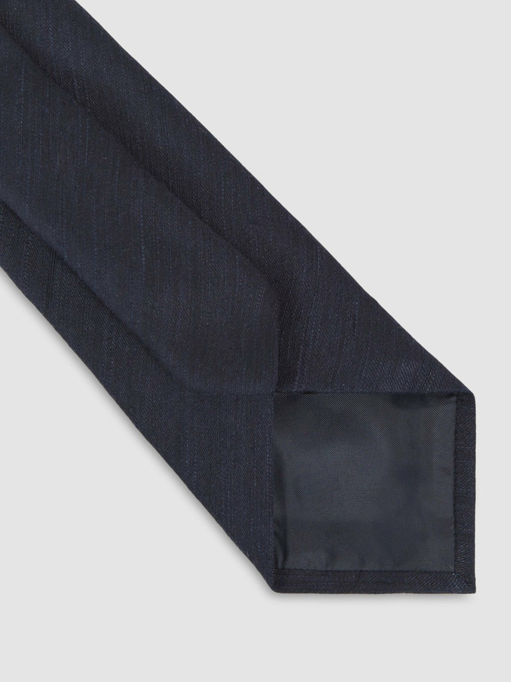 Silk Blend Textured Tie Navy | Men
