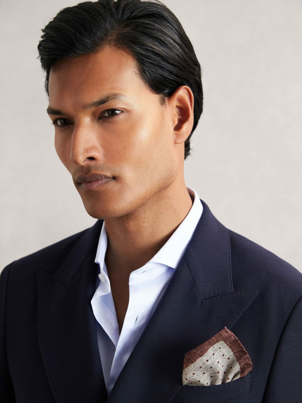 Pocket Squares Grey Melange | Men