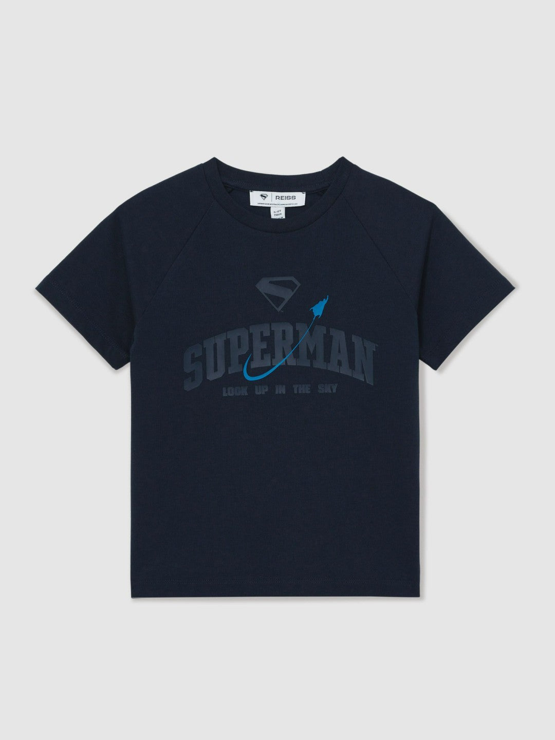 9-13 yrs Superman Raglan Logo T-Shirt Navy Blue | Children & Baby