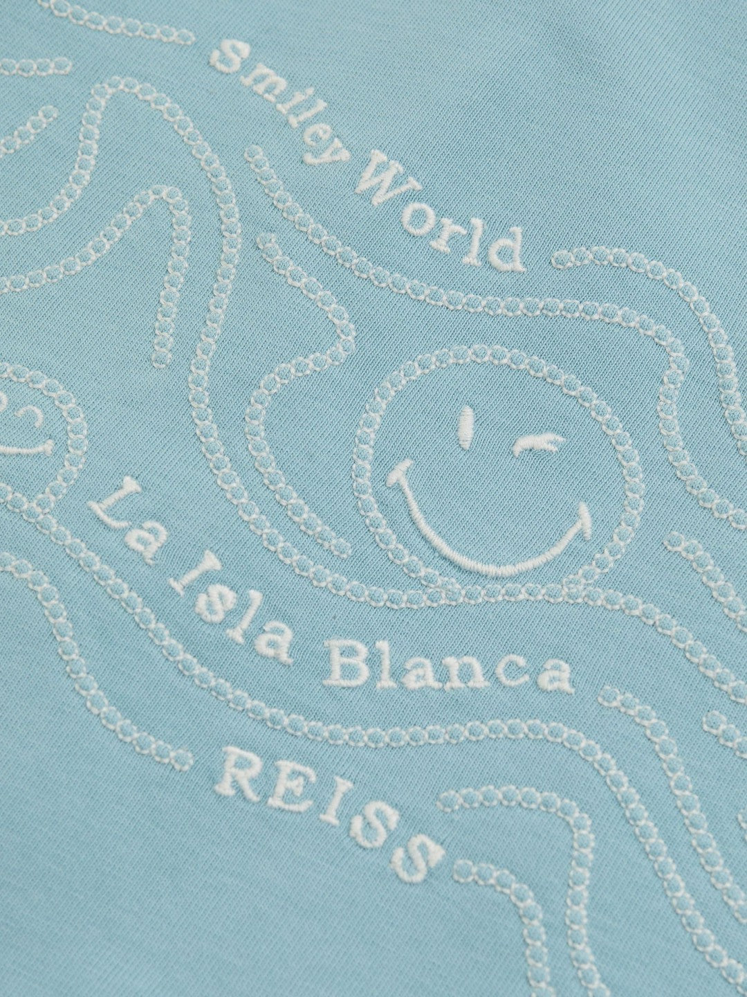 9-13 yrs SmileyWorld Embroidered Shirt Sky Blue | Children & Baby