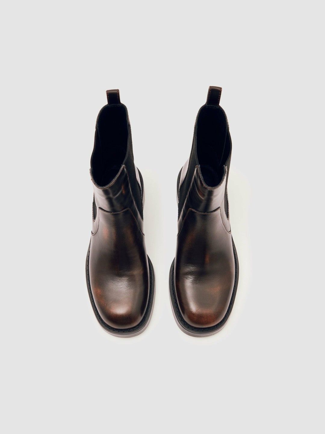 Leather Chelsea Boots Brown | Women
