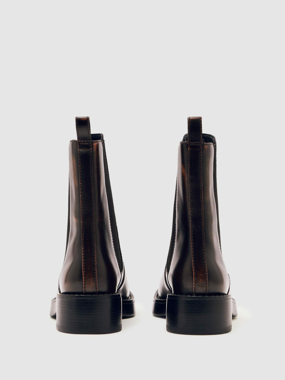 Leather Chelsea Boots Brown | Women