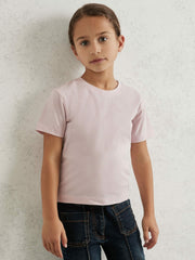 9-13 yrs Cotton Crew Neck T-Shirt Pink | Children & Baby