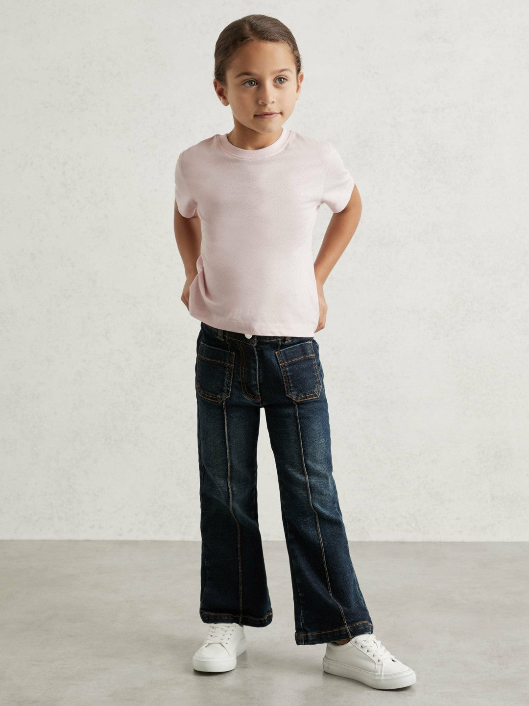 9-13 yrs Cotton Crew Neck T-Shirt Pink | Children & Baby