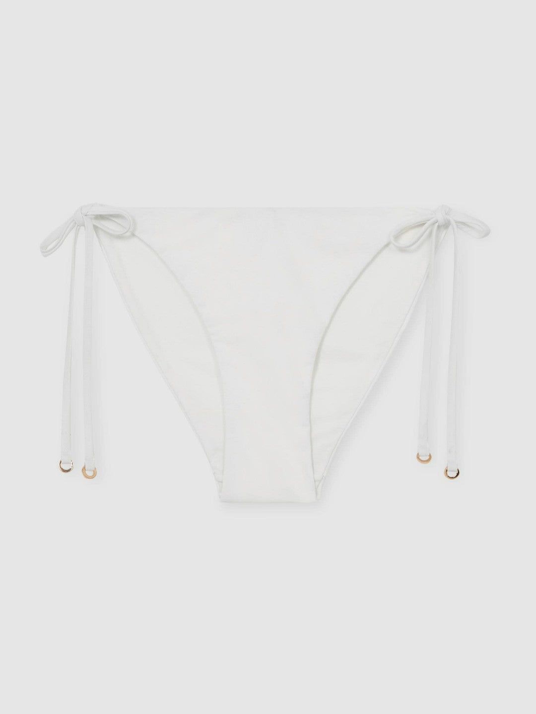 Side Tie Bikini Bottoms White | Women
