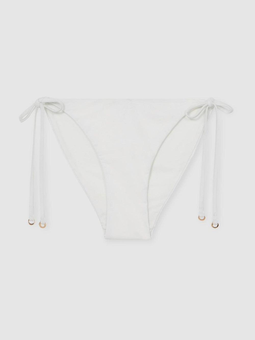 Side Tie Bikini Bottoms White | Women