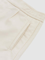 9-13 yrs Relaxed-Fit Pleated Tapered Trousers Off White | Children & Baby