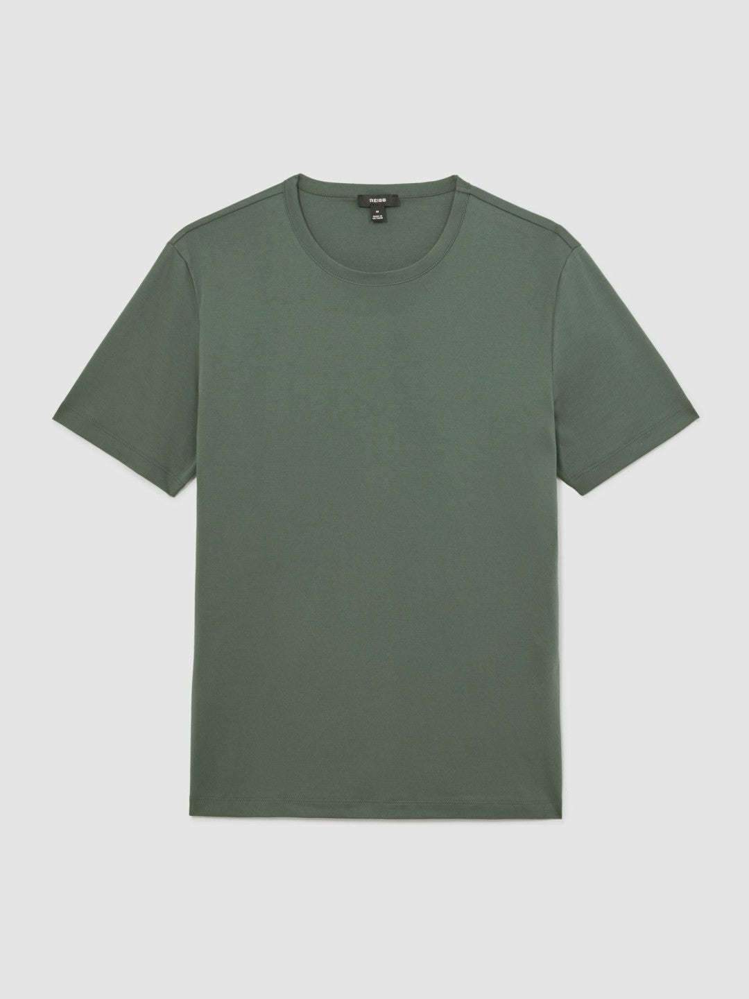 Airwater-Cotton Crew-Neck T-Shirt Kale Green | Men