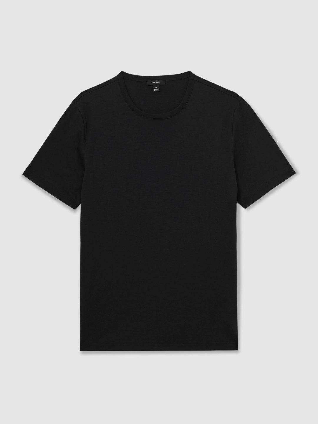 Airwater-Cotton Crew-Neck T-Shirt Black | Men