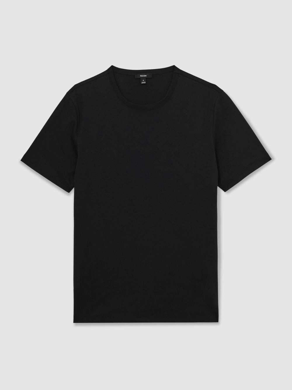 Airwater-Cotton Crew-Neck T-Shirt Black | Men