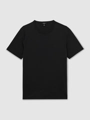 Airwater-Cotton Crew-Neck T-Shirt Black | Men